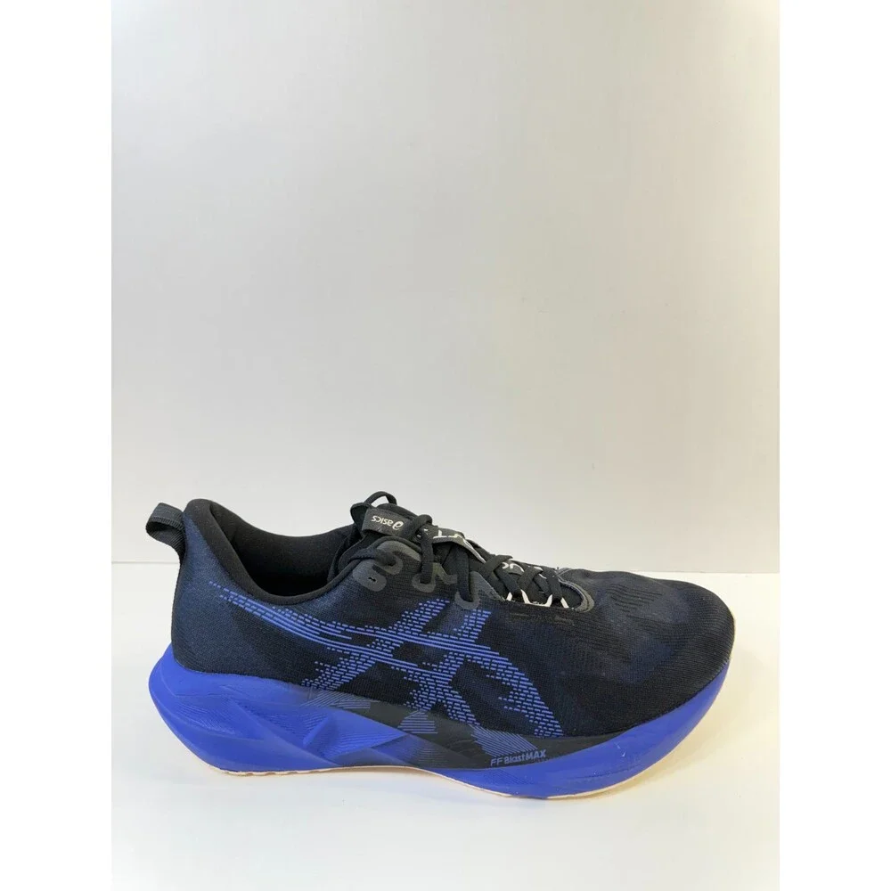 ASICS Men's NOVABLAST 5 Running Shoes, US 15, Wide Black/Cobalt Burst